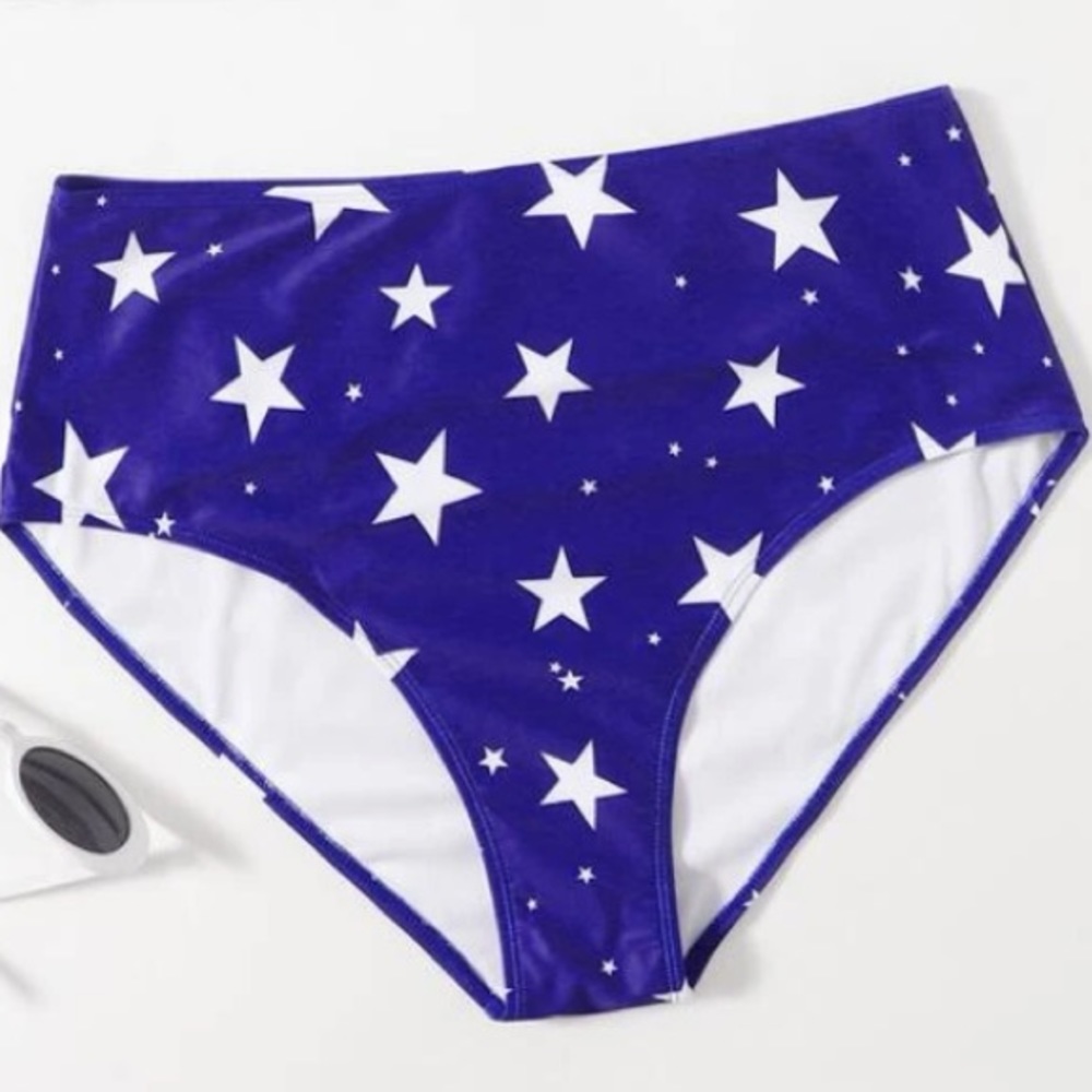 Star Patriot Fourth of July Bikini Bathing Suit Bottoms